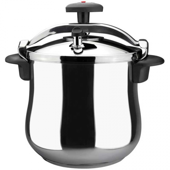 Olla a presión rápida Magefesa Star Bombeada, 6 litros, rápida, inox